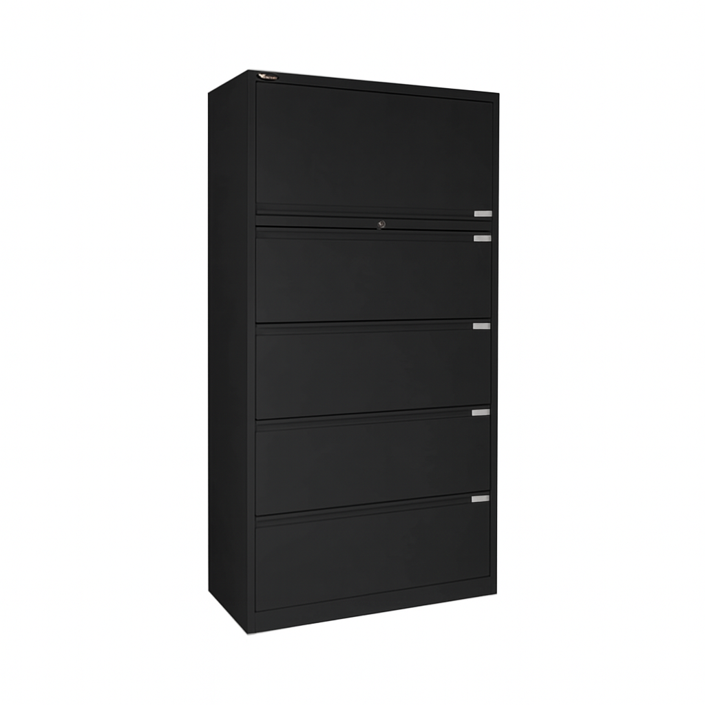 Lateral 5 Drawer File with Storage | TM