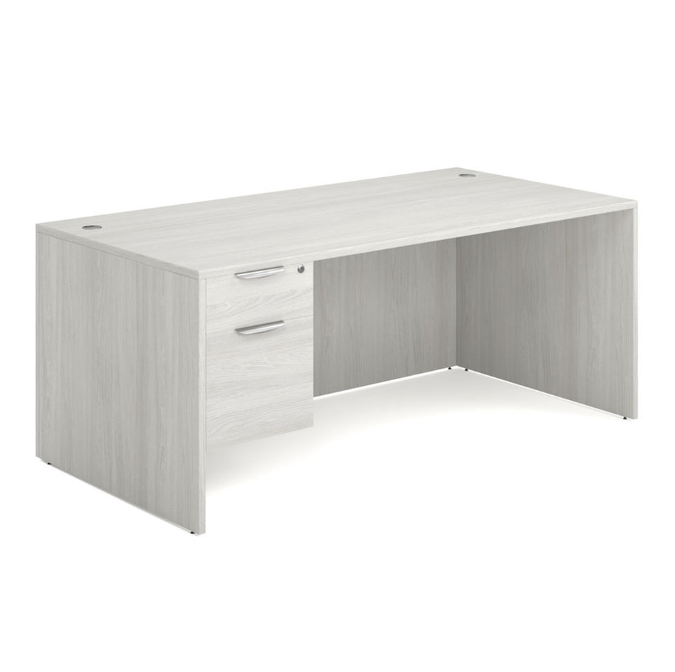 OS Laminate | Single 3/4 Pedestal Desk - 71" x 36"