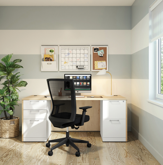 OfficeSource | OS Laminate | Double Full Pedestal Typical - OSTYP235